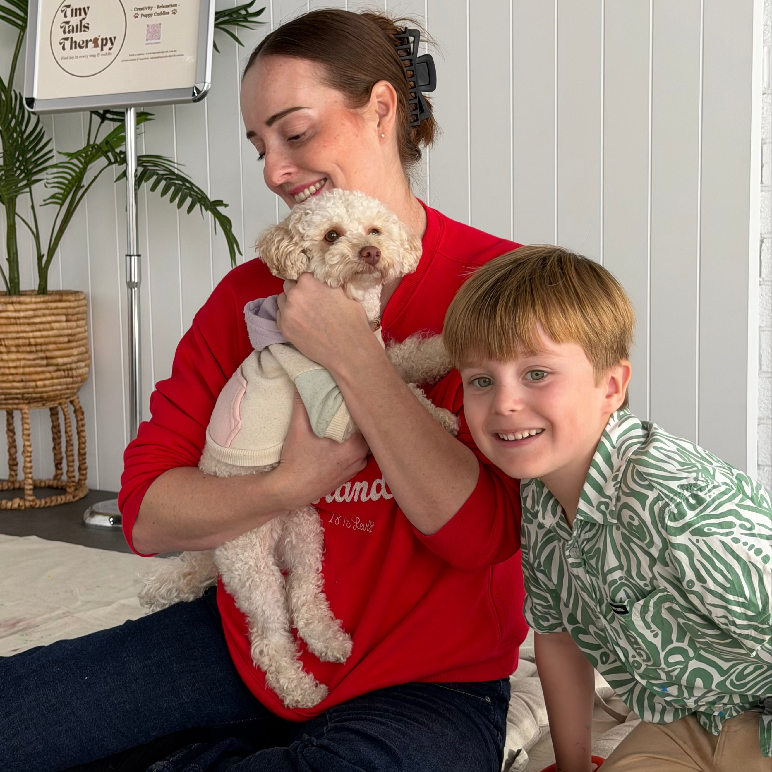 19 Sep Kids Puppy & Paint Therapy